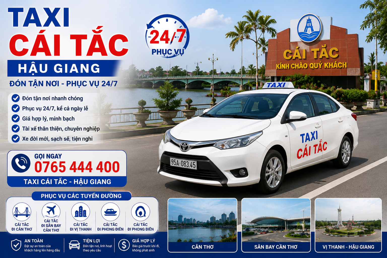 Taxi cái tắc hậu giang