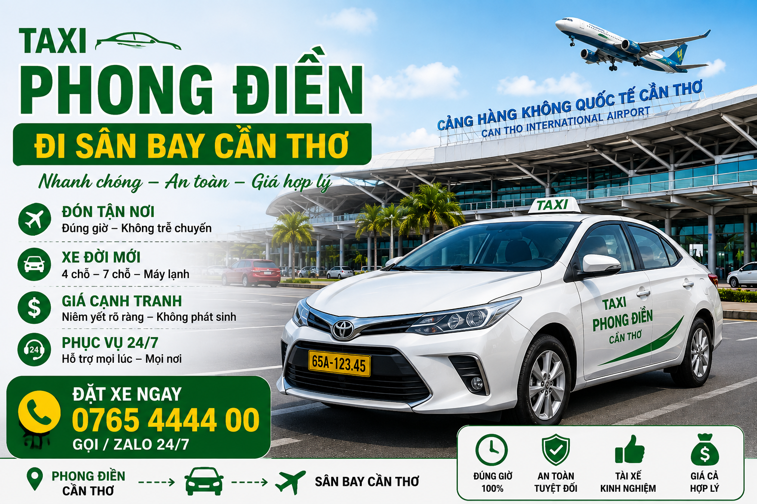Taxi Phong Điền Cần Thơ giá rẻ