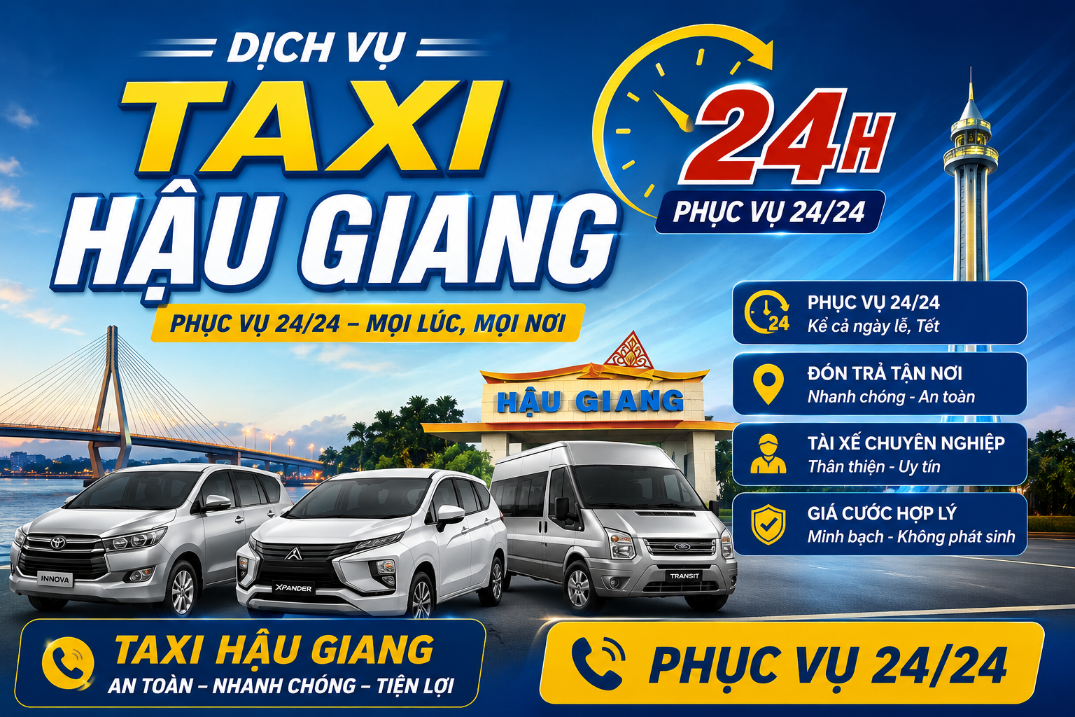 Taxi Hậu Giang 
