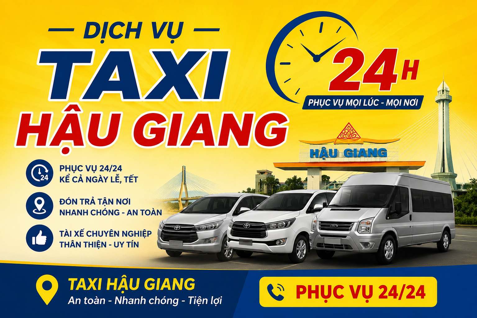 Taxi Vị Thanh Hậu Giang