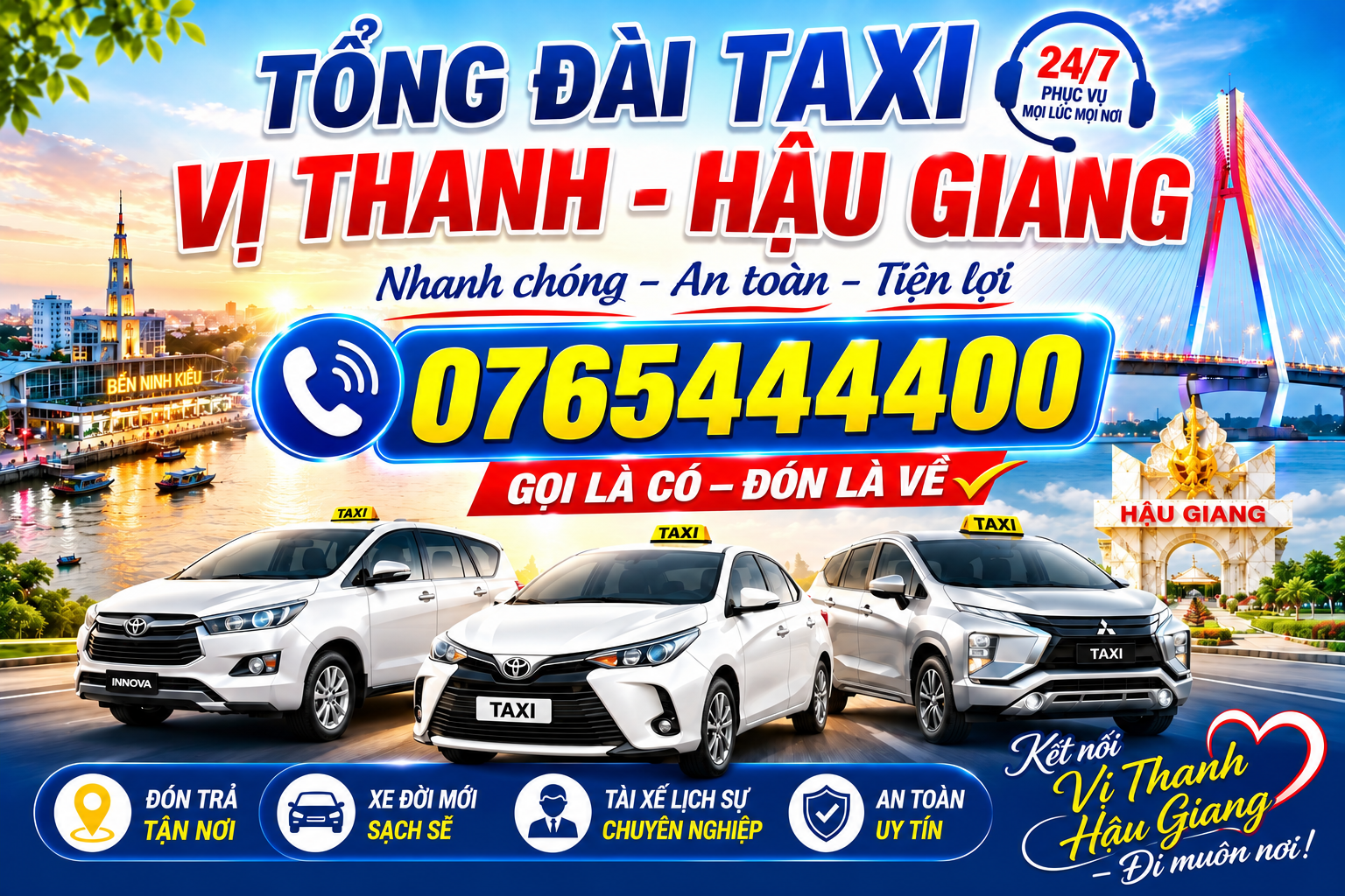 Tổng Đài Taxi Vị Thanh